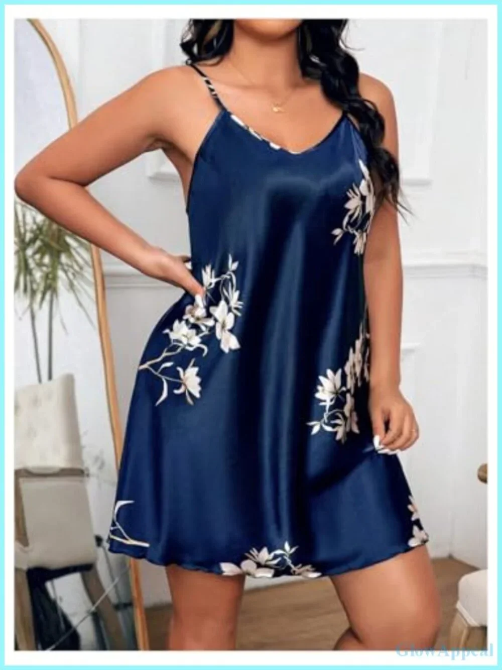 Plus Size Sleeveless Nightgown Soft Stretch Polyester Sleep Dress Lounge